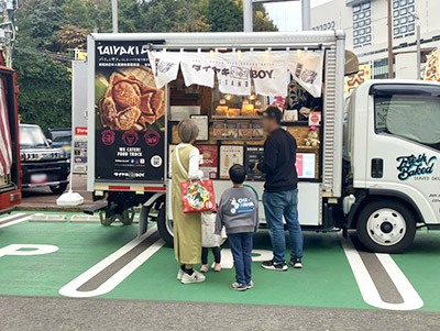 タイヤキBOY様 出店の様子